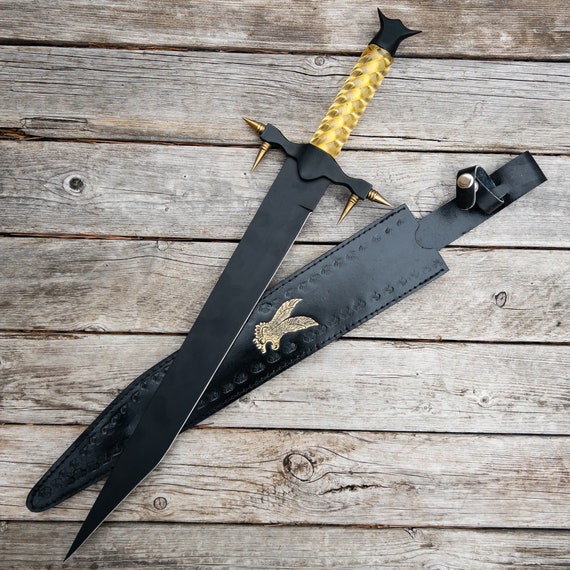 Hawk Claw Decorative Sword Hand Crafted Anodized Black Stainless