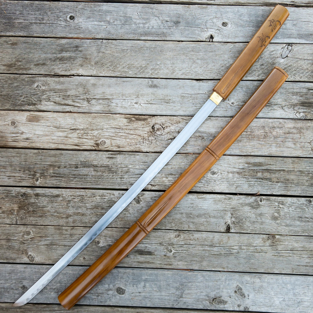 Stealthy Ninja Japanese Replica Shirisaya Hand Crafted Carbon Steel