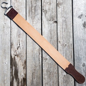 1 Pc Canvas Leather Sharpening Strop For Barber Open Straight