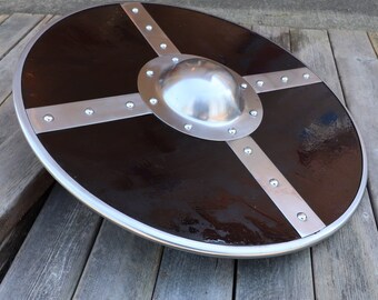 Medieval Viking Quadrant Berserker Handmade Wooden Shield 