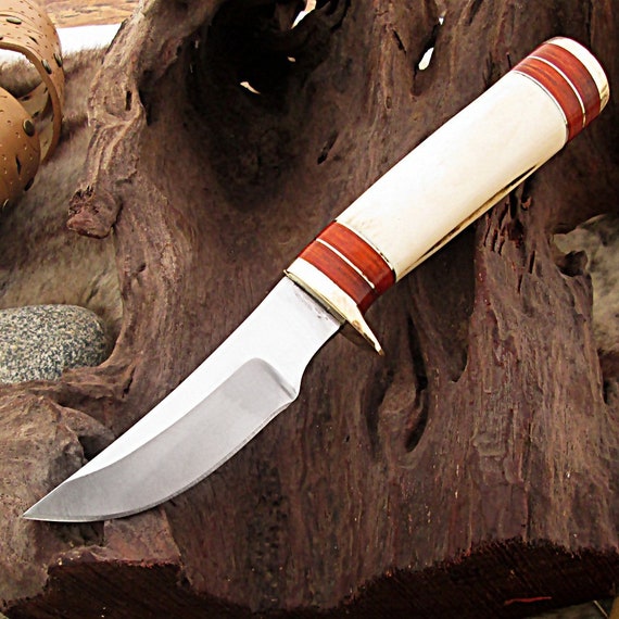 Achtung Sammler Damast-Jagdmesser und unglaublich schöner Klingenmaserung