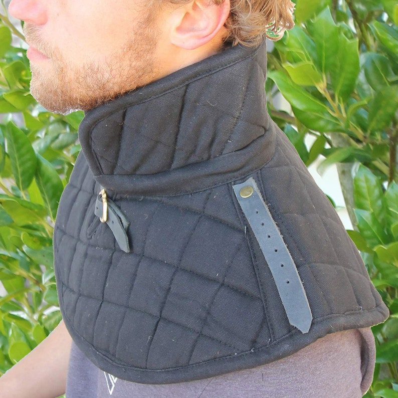 Cotton Armor Padding Collar Medieval Garment Etsy