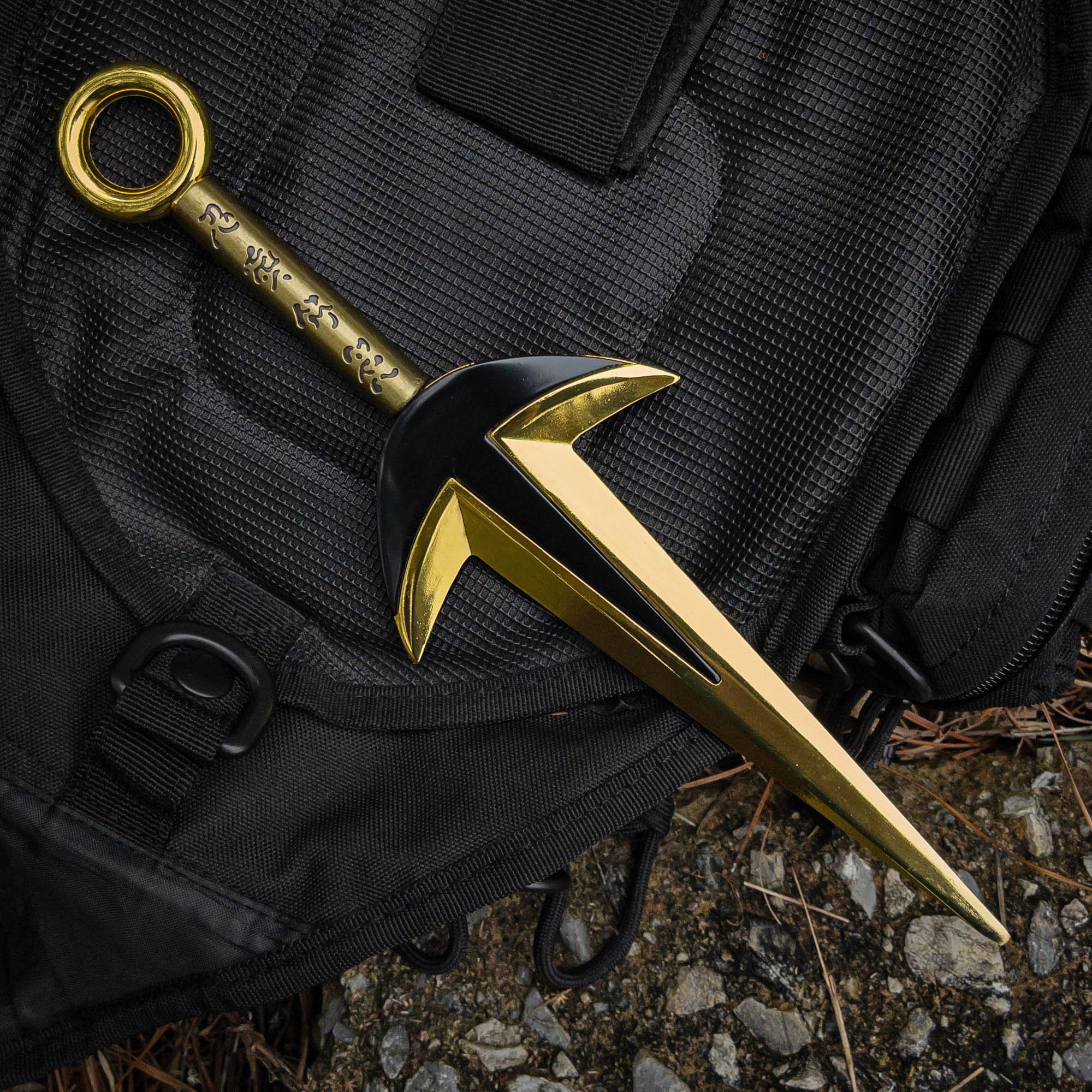 Gold Blade Kunai Ninja Sword - Collectors Ninja Sword - Sword with Kunai