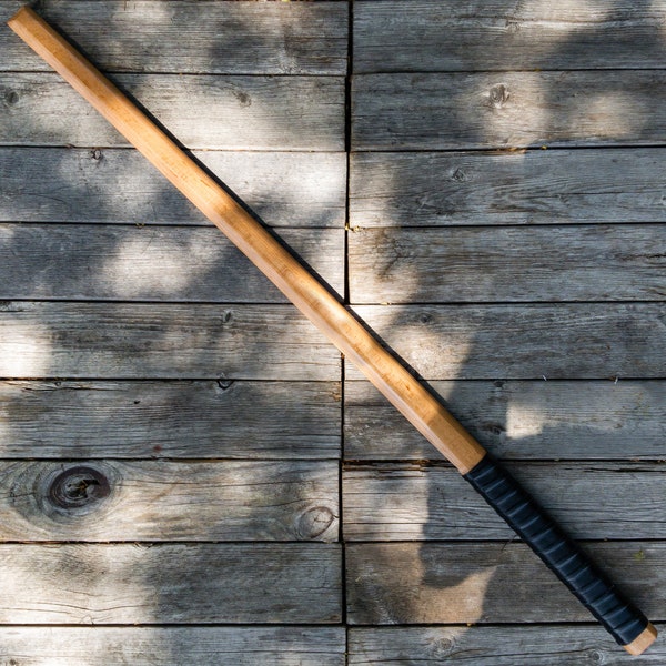 That’s a Wrap Wooden Bokken Training Katana | Steamed Beech Wood Martial Arts Training Practice Daito Sword - Leather Wrapped Handle