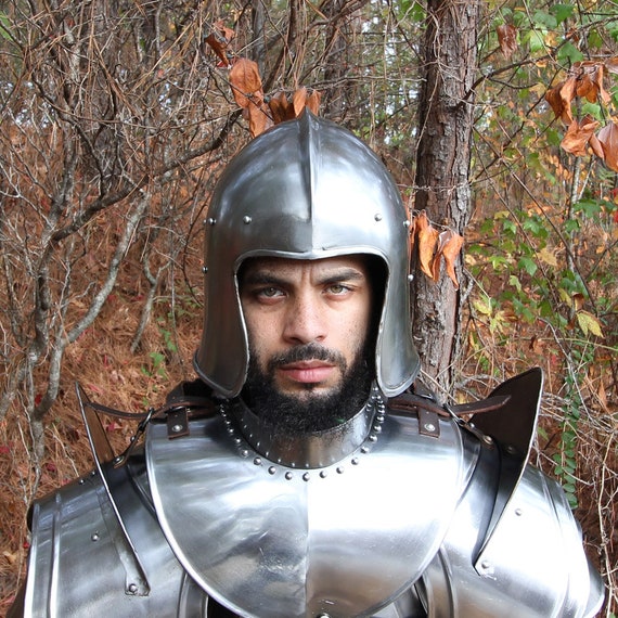 Open Medieval Knight Helmet
