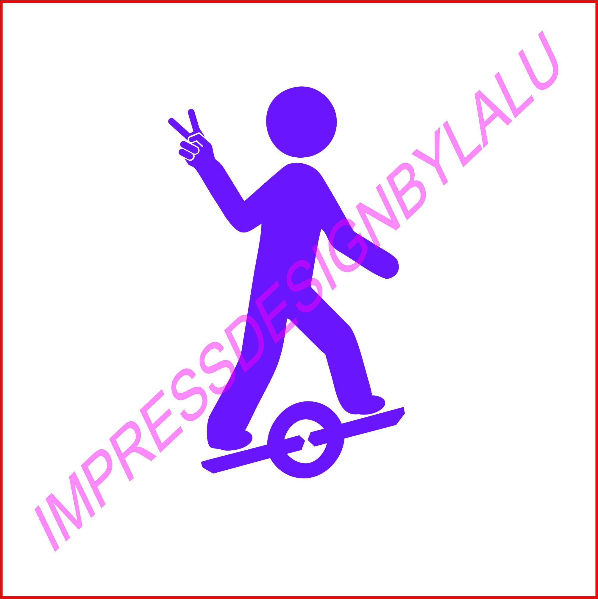 One Wheel Tilt. Peace Sign. Svg Png Jpeg Digital Download. Etsy