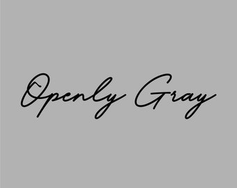 Openly gray Svg. Png. Silver highlights. Gray Hair. Women over 50. Stylist. Trendy. Hair salon.