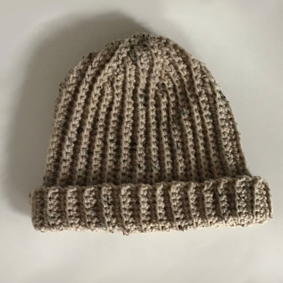 人気海外ブランドアイテム｜ファッション通販 Tan Crocheted and Neutral Handmade 12”x9”, Hat Speckled 帽子