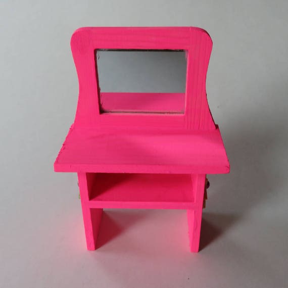Pink Mini Dresser With Mirror Painted Dresser Mini Home Etsy