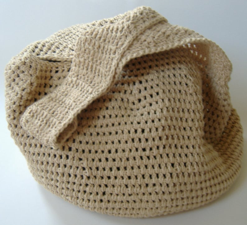 Hobo Bag Crochet Hobo Bag Light Tan Large Bag Beige Etsy