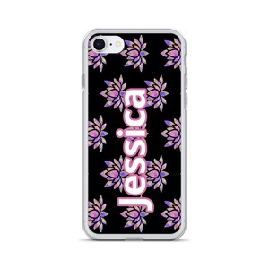 Case For iPhone With Flower and Name