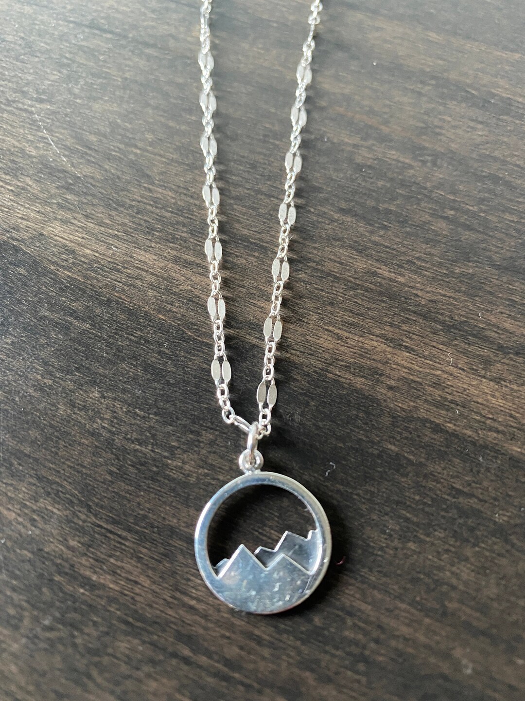 Misty Mountain Silver Necklace - Etsy