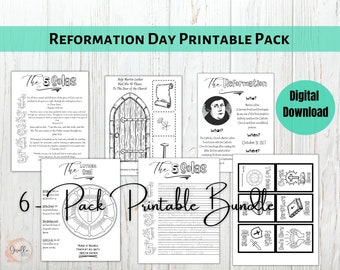 Reformation Day Printable, Five Solas Activity, Reformation Theology Lesson, Kids Bible Study, Scripture Study, Martin Luther, Latin Tracing