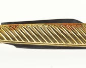 10k Grooved Scalloped Pocket Jack Knife Pendant Gold