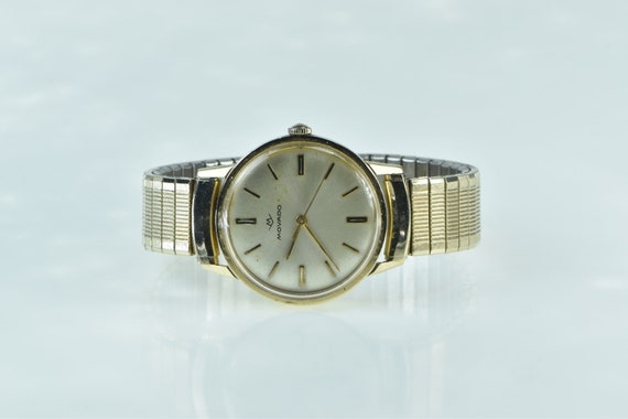 14K Vintage Movado 1950s Classic Yellow Gold Men'… - image 2