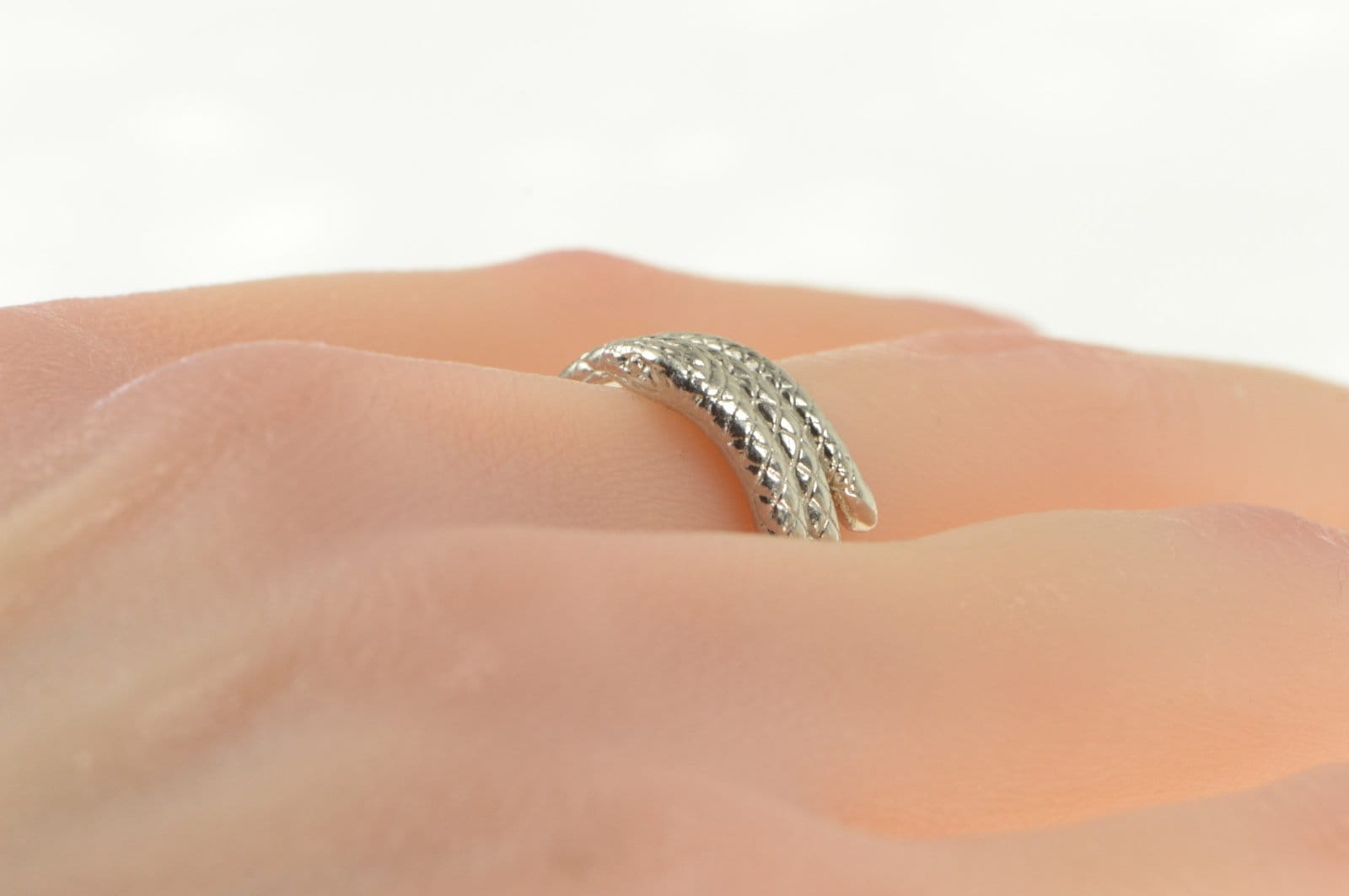 Platinum cheap snake ring