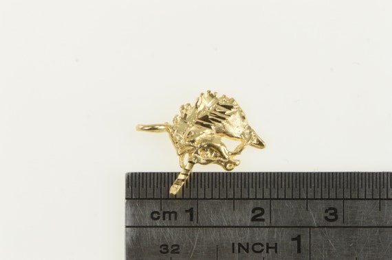 14K Diamond Cut Unicorn Unique Special Symbol Cha… - image 4