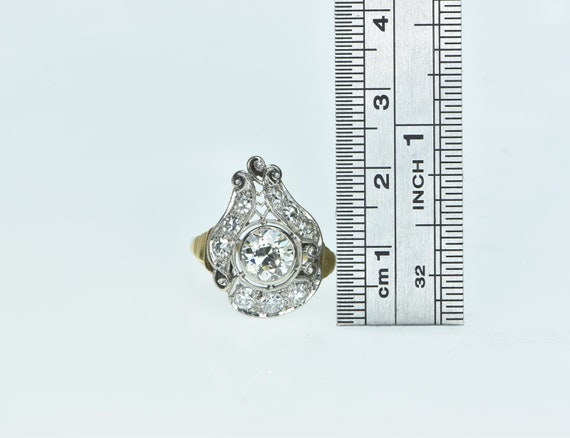 14K 1.83 Ctw OEC Victorian Diamond Engagement Rin… - image 4