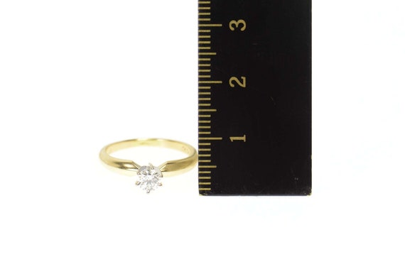 14K 0.25 Ct Diamond Solitaire Classic Engagement … - image 4