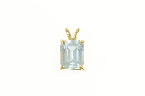 14K 3.50 Ct Natural Emerald Cut 