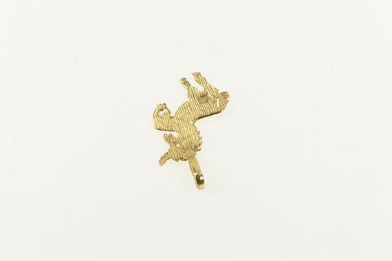 14K Diamond Cut Unicorn Unique Symbol Charm/Penda… - image 2