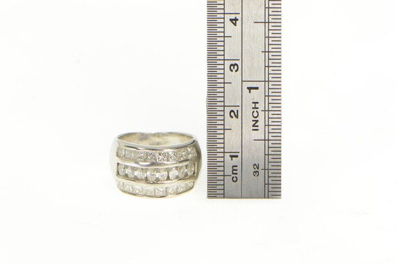 14K 2.00 Ctw Marquise Princess Diamond Band Ring … - image 4