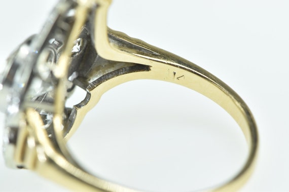 14K 1.83 Ctw OEC Victorian Diamond Engagement Rin… - image 3