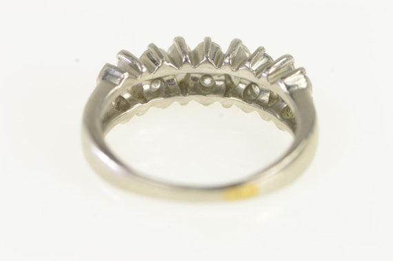 Platinum 1.10 Ctw Marquise Diamond Wedding Ring S… - image 3