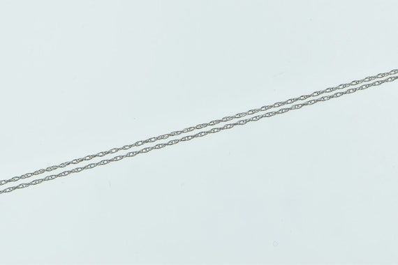 14K 0.8mm Woven Chain Rolling Twist Link Necklace… - image 1
