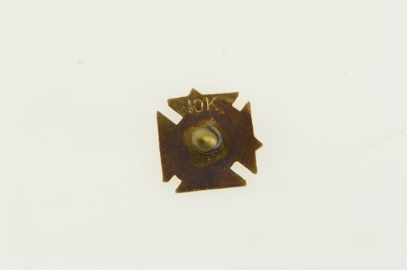 10K Knights of Columbus Enamel Lapel Pin/Brooch Y… - image 4