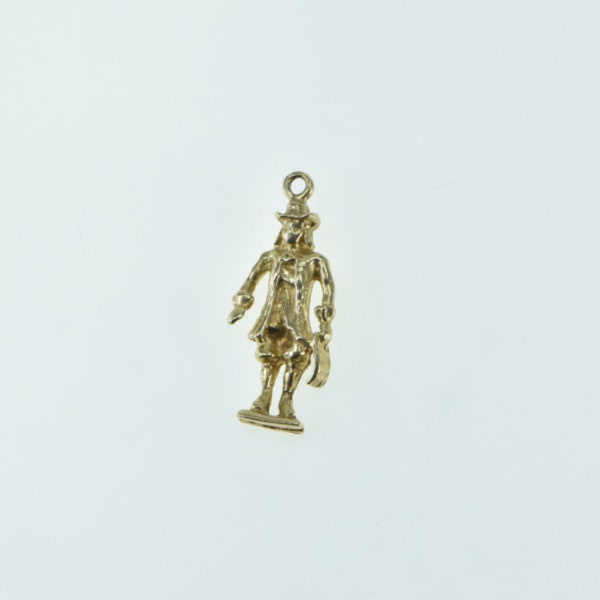 14K Joseph Smith Mormon Prophet 3D Charm/Pendant Yellow Gold