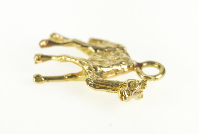 14K 3D Camel Desert Animal CharmPendant Yellow Gold