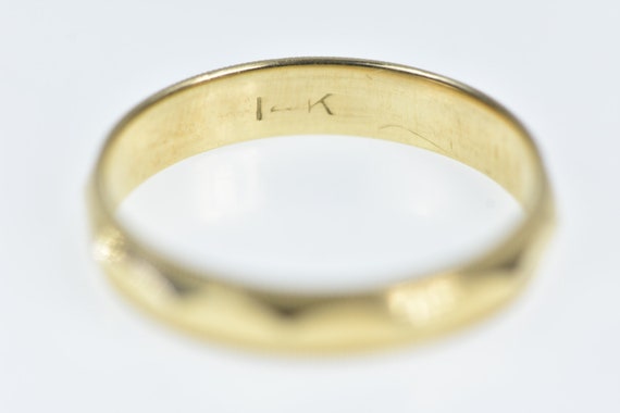 14K 4.5mm Vintage Classic Men's Wedding Ring Size… - image 3