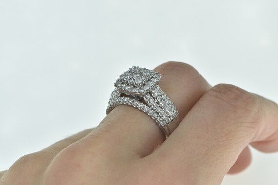 10K 1.08 Ctw Diamond Encrusted Engagement Ring Si… - image 6