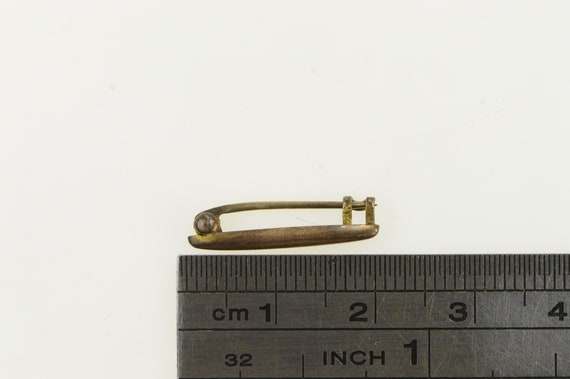 10K Victorian Simple Classic Vintage Bar Pin/Broo… - image 6