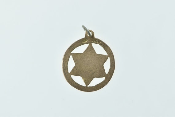 14K Star of David Jewish Faith Judaica Symbol Cha… - image 3