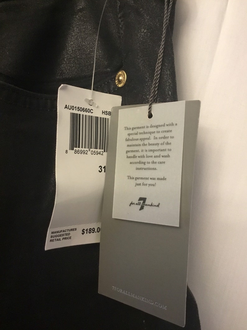 7 For All Mankind black pants