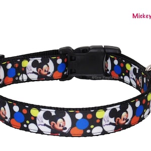 Mickey Mouse Dots Adjustable Dog Collar Disney