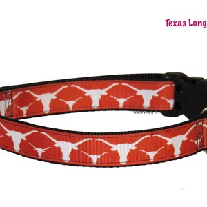 Collare regolabile per cani University of Texas Longhorns