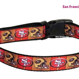 San Francisco 49ers Dog Collar Football