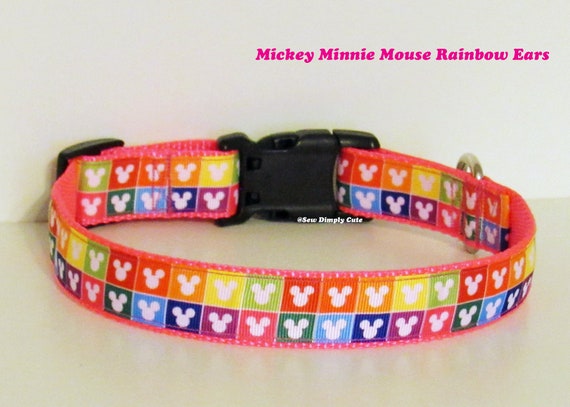 mickey dog collar