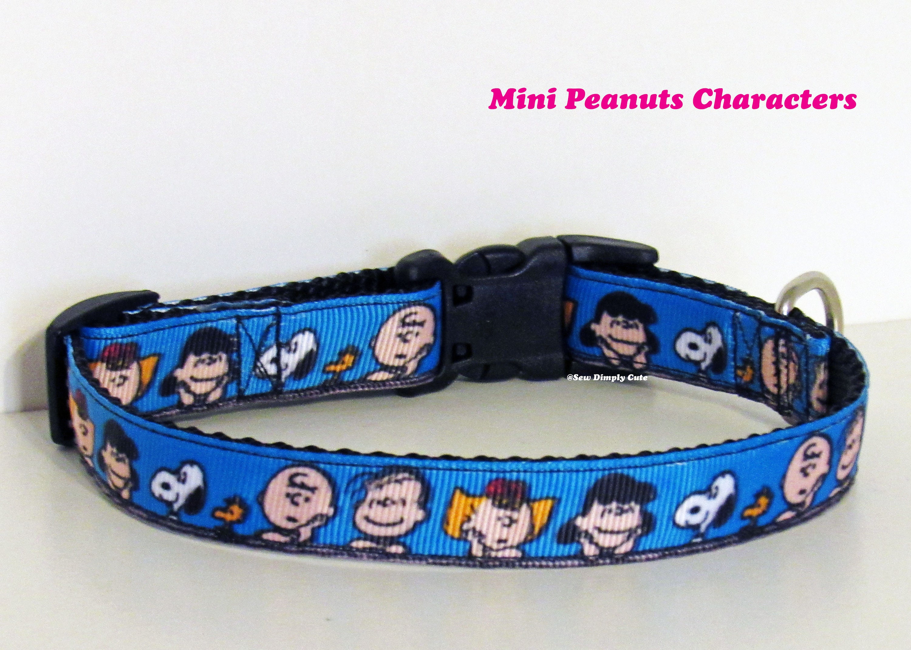 Peanuts Characters Dog Collar Snoopy Charlie Brown Small or XS Etsy