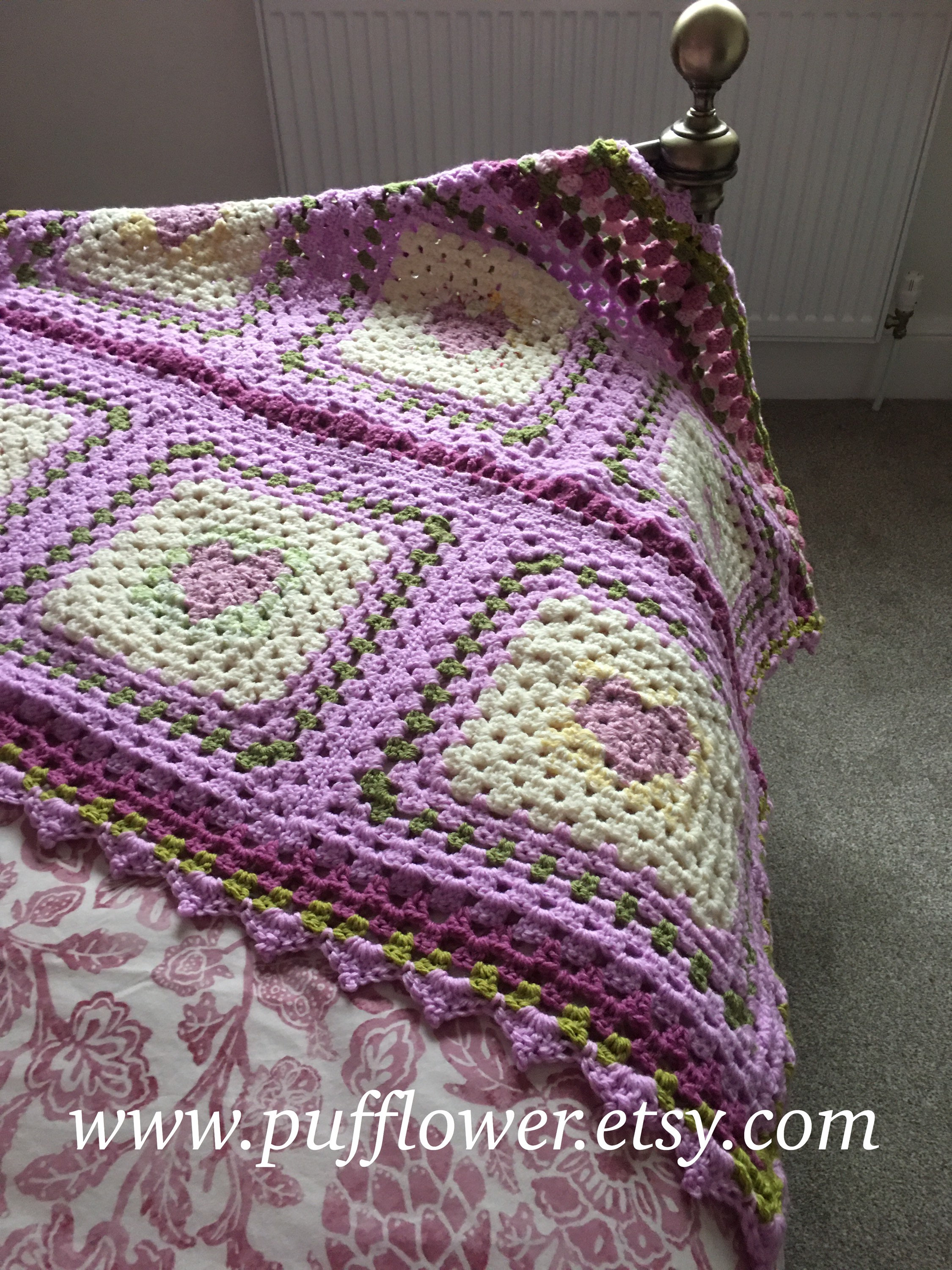 Crochet blanket weighted Afghan blanket wool blanket Etsy