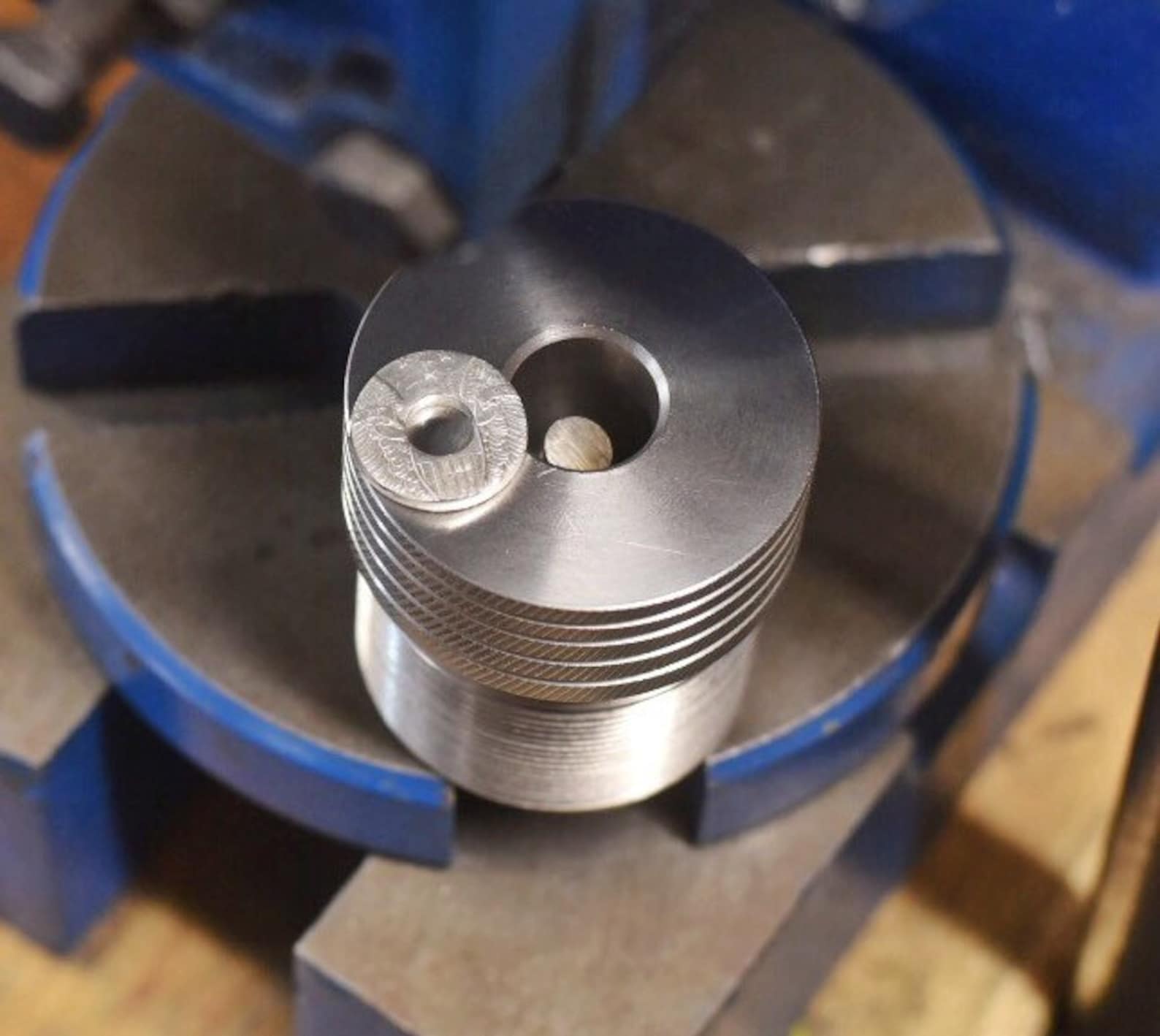 Self centre Coin Punch Tool c/w 5 hardened punches Etsy