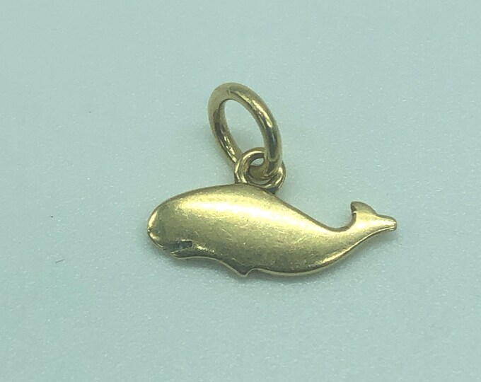 750 gold whale pendant signed dodo pomellato