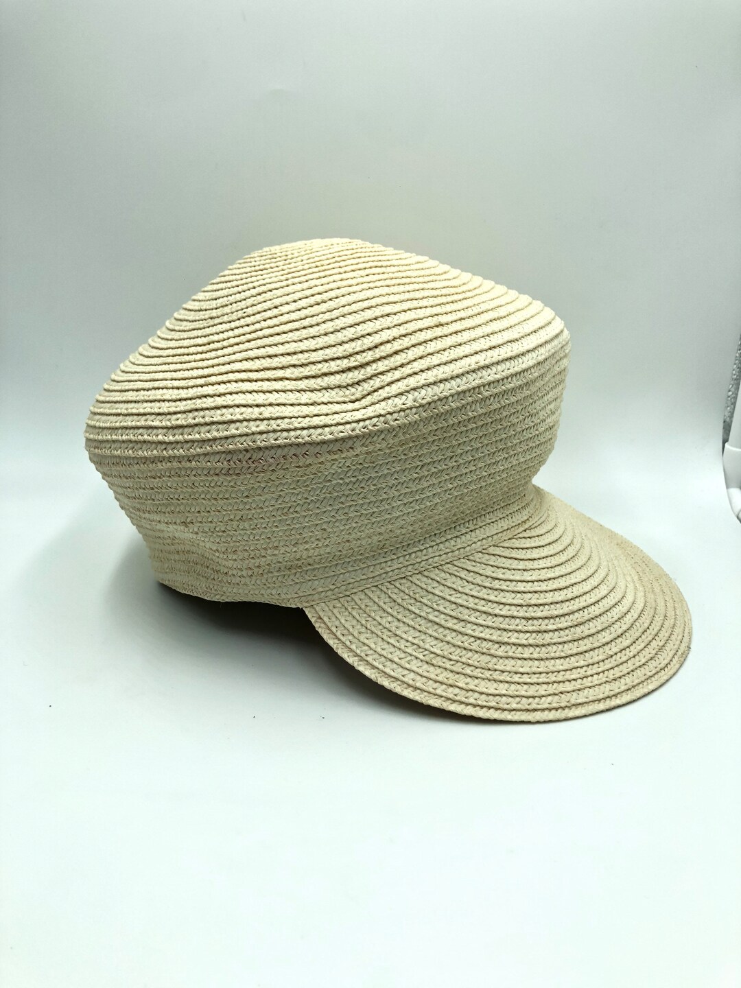 Authentic HERMES Casquette Straw cap Straw Hat straw natural HERMES Casquette Femme Tanzanie Crochet Natural Color Straw  main image 4