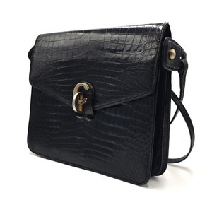 Treasures of NYC - Dior Black Satin Mini Saddle Bag