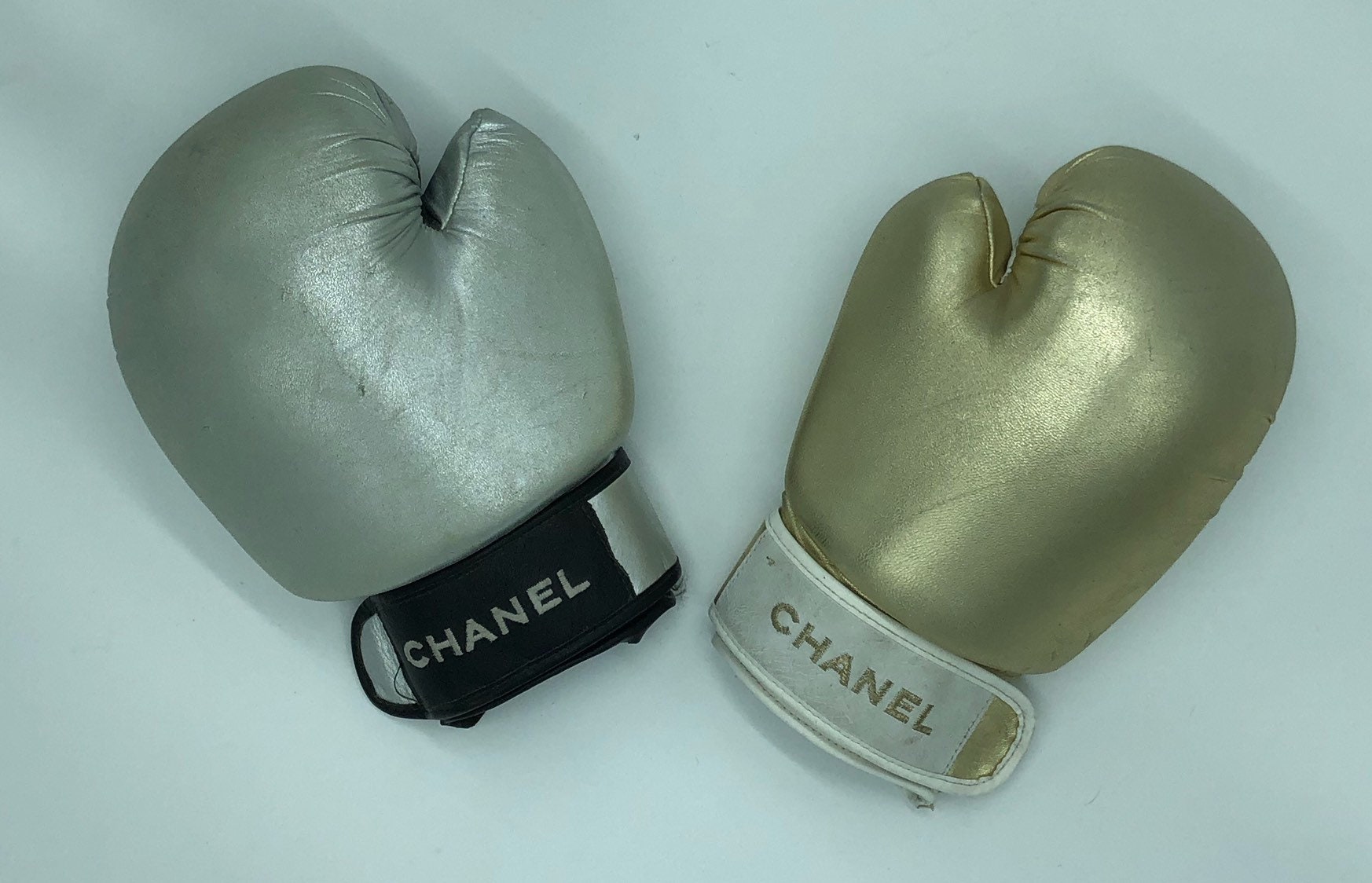 Rare authentic Chanel boxing gloves