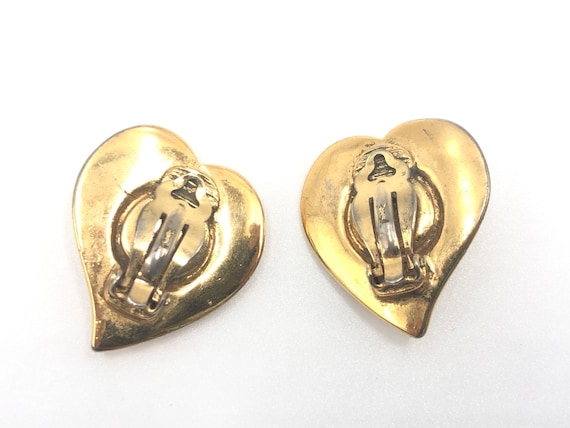 Yves Saint Laurent authentic earrings vintage hea… - image 7