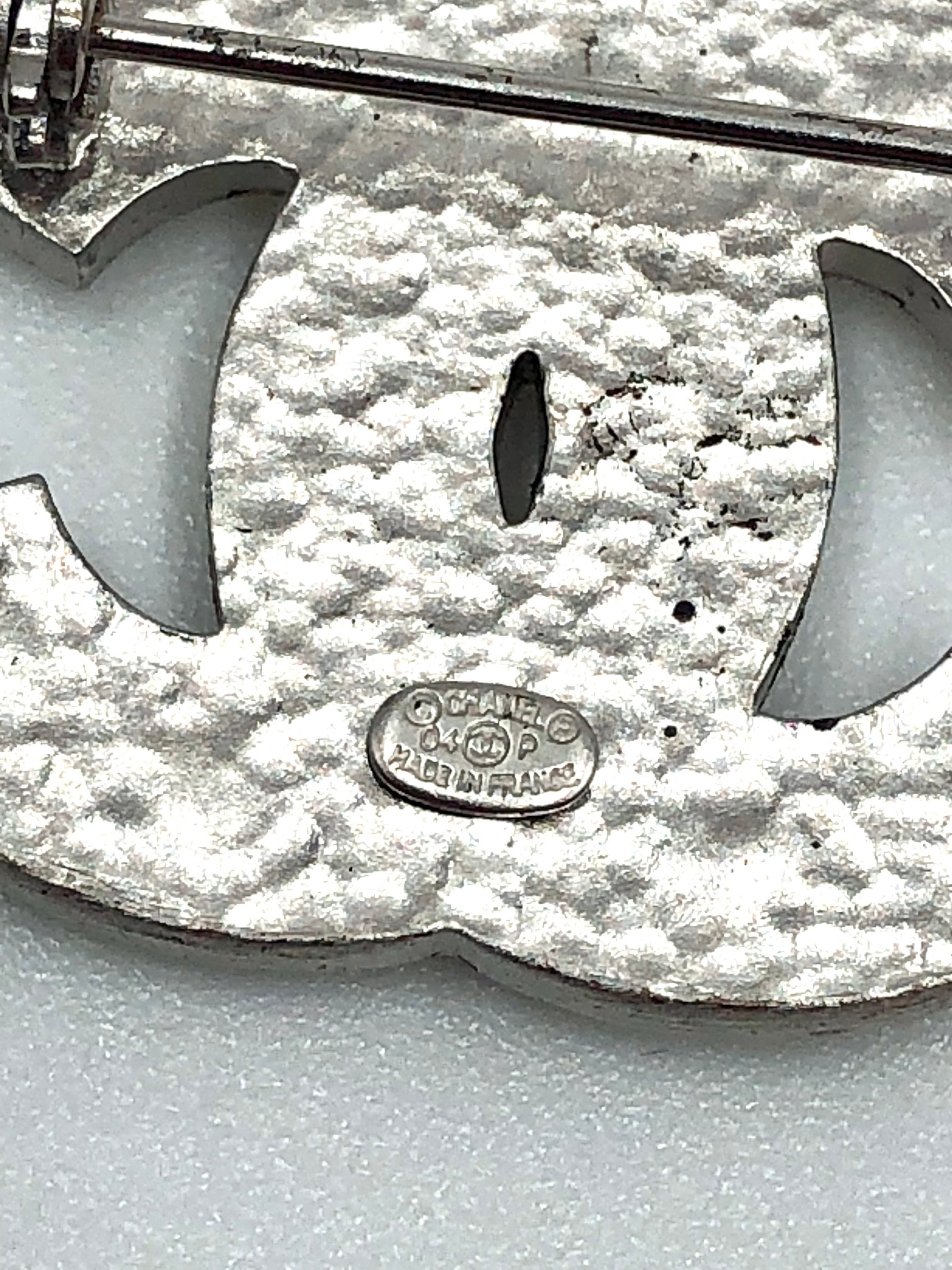 Chanel Authentic Vintage Silver Brooch - Etsy